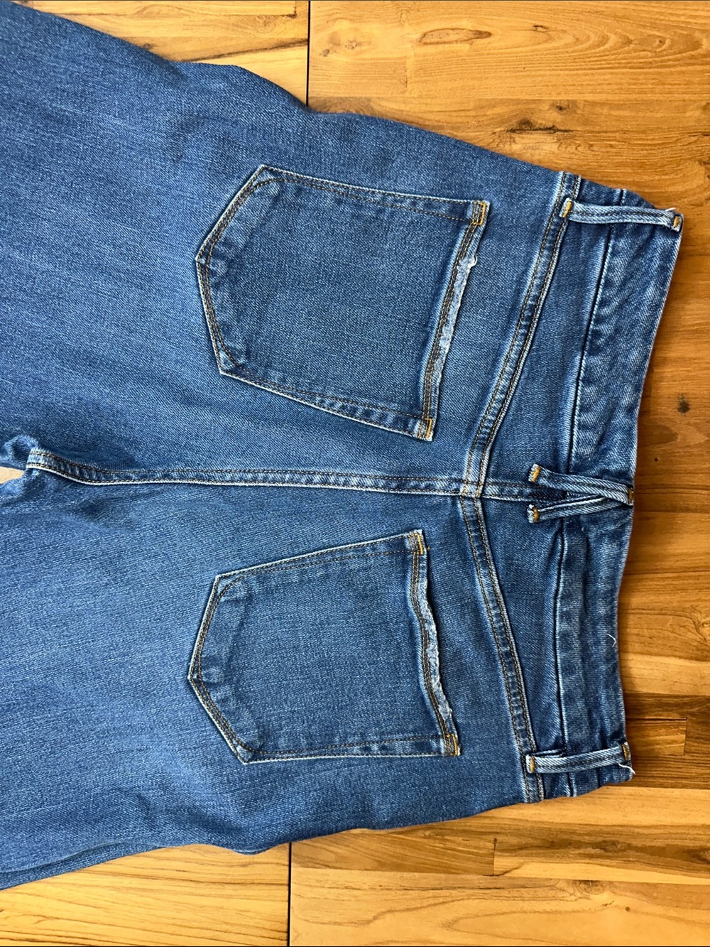Good American Good Skate High Waist Wide Leg Jeans – Size 8 – Blue 383 - Picture 5 of 12